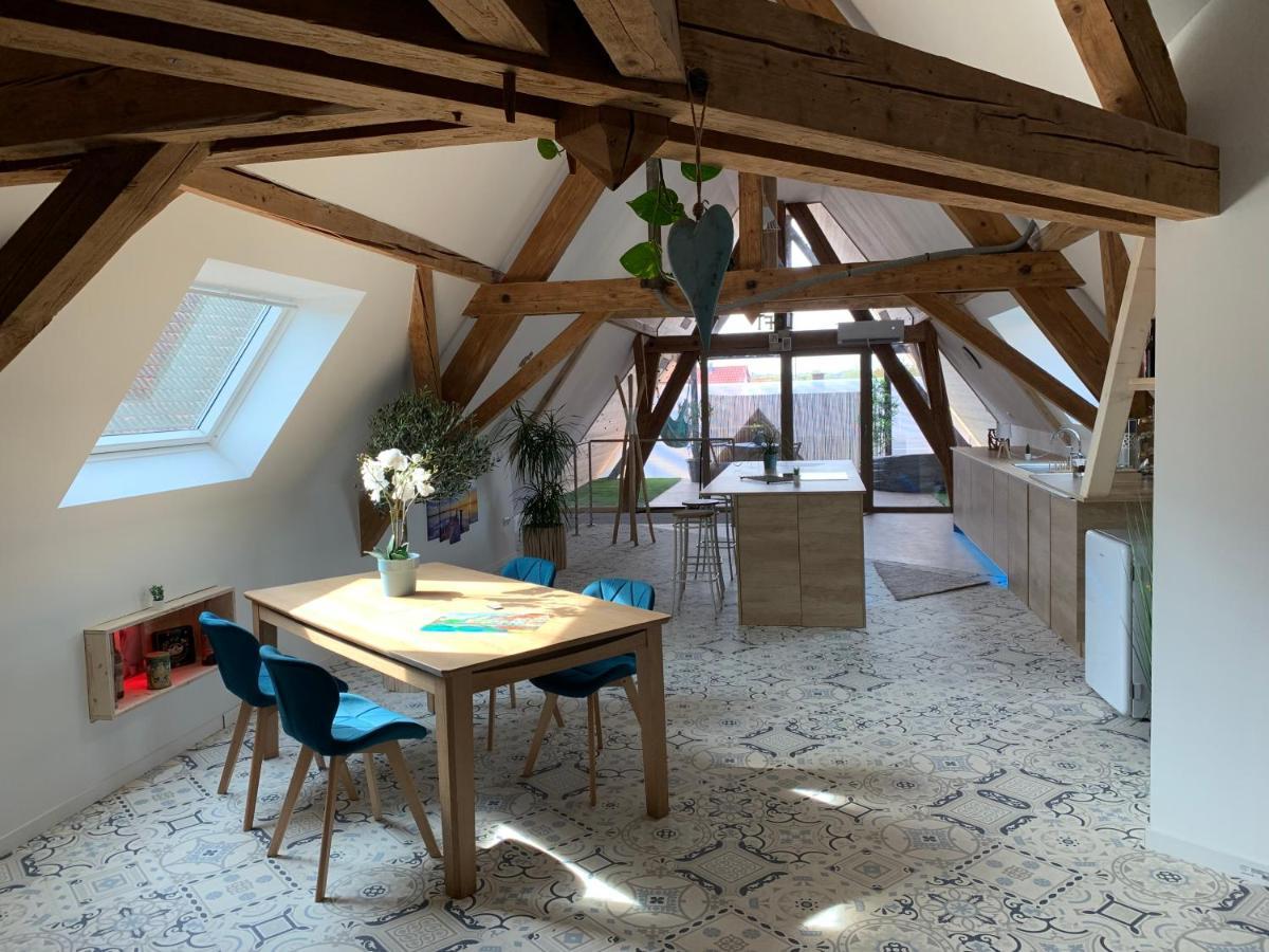 Nid De Cigogne Apartment Illhaeusern Bagian luar foto